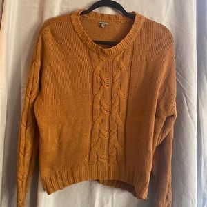 Cropped Knit Sweater